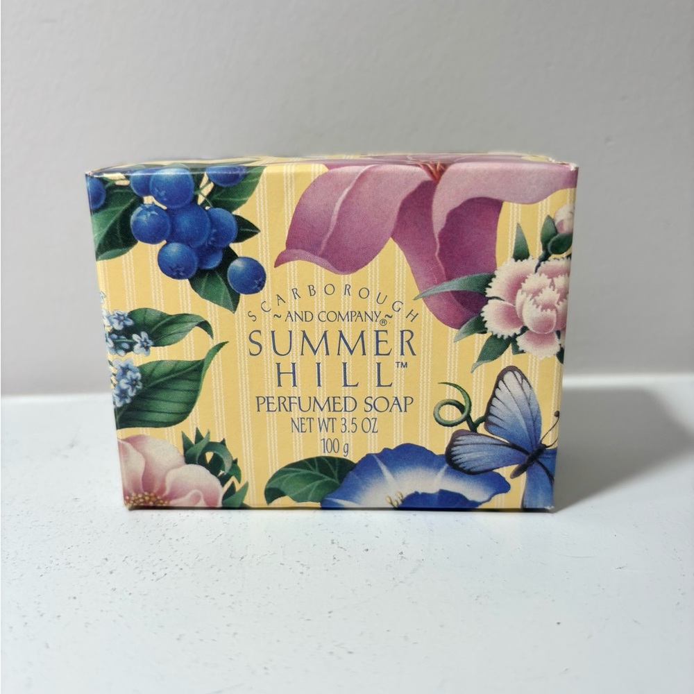 Crabtree & Evelyn Summer Hill Scented Soap Scarborough Company Vintage